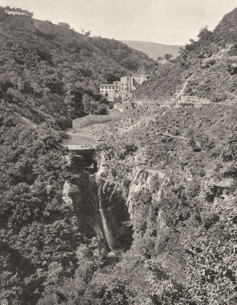 TARN. Mazamet- Vallée du Linoubre 1903 old antique vintage print picture